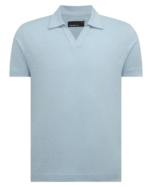 Remus Uomo V-Neck Shirt Light Blue
